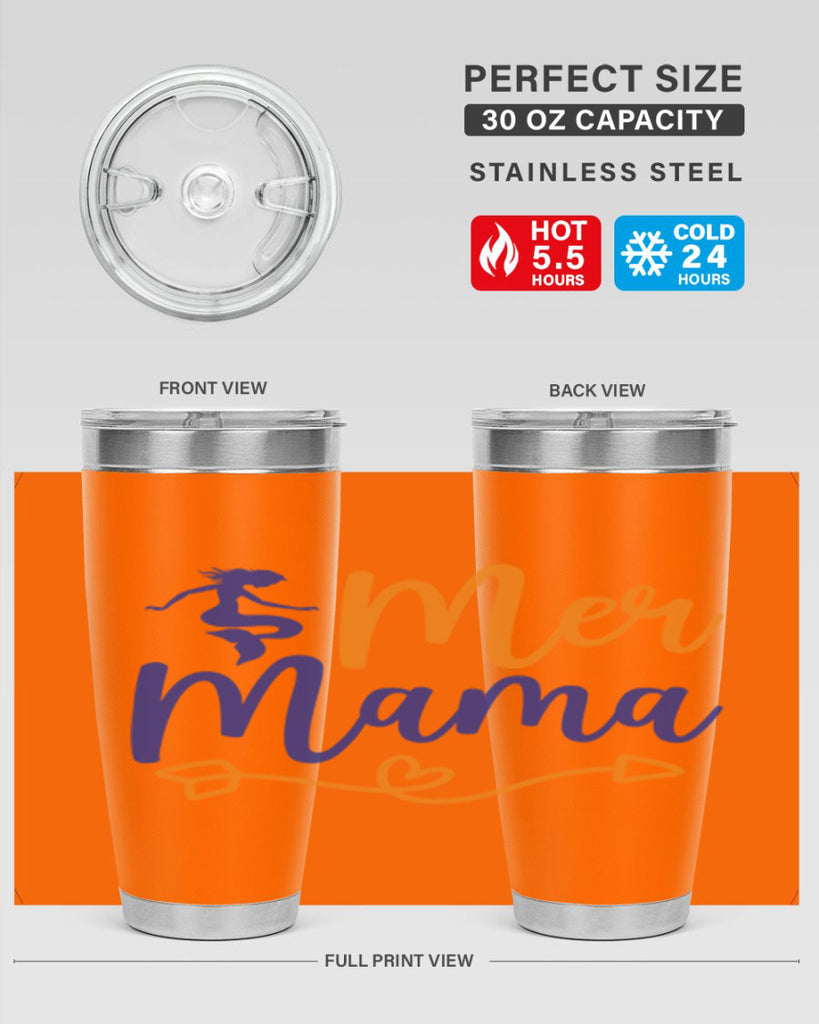 Mer Mama 331#- mermaid- Tumbler