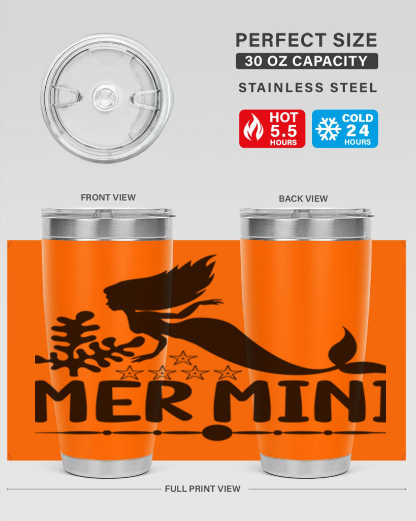 Mer mini 353#- mermaid- Tumbler