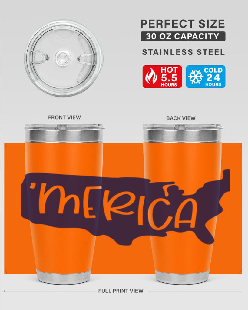 Merica Style 137#- Fourt Of July- Tumbler