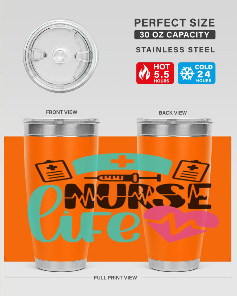 Nurse Life Style Style 106#- nurse- tumbler