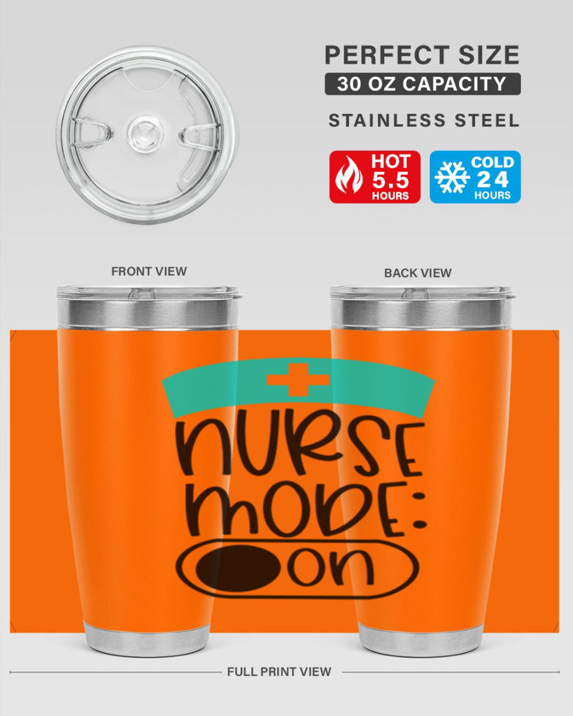 Nurse Mode On Style Style 103#- nurse- tumbler