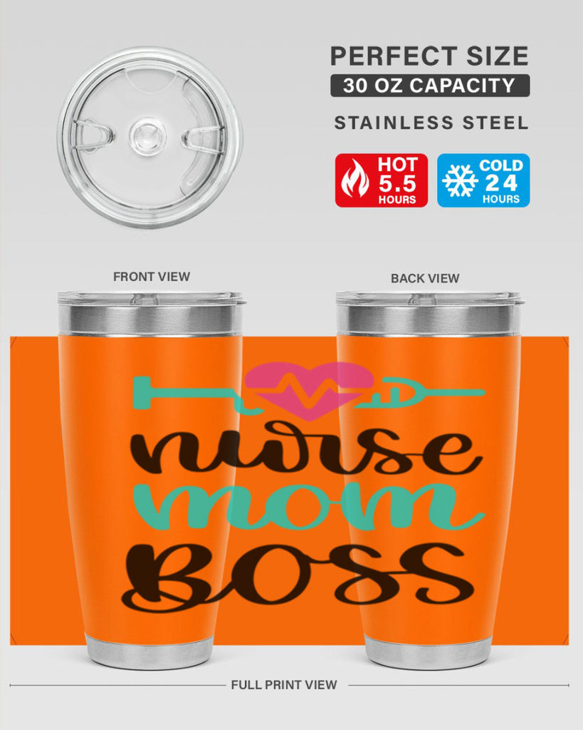 Nurse Mom Boss Style Style 101#- nurse- tumbler