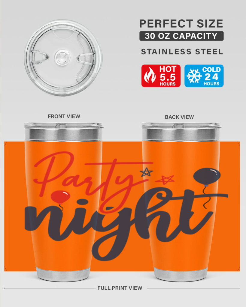 Party Night Style 84#- Fourt Of July- Tumbler