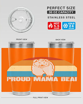 Proud mama bear 26#- Bears- Tumbler