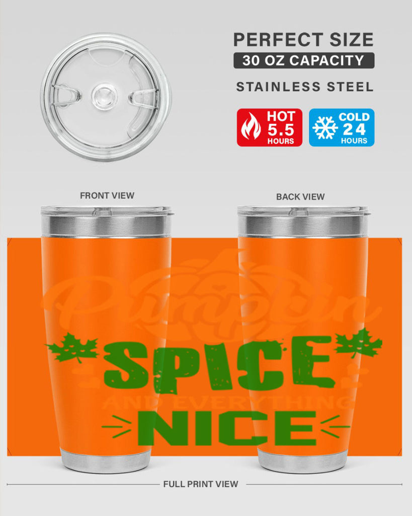 Pumpkin Spice and Everything Nice 538#- fall- Tumbler