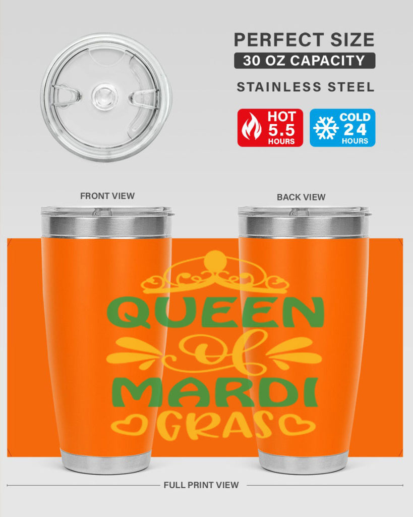 Queen Of Mardi Gras 134#- fashion- Cotton Tank