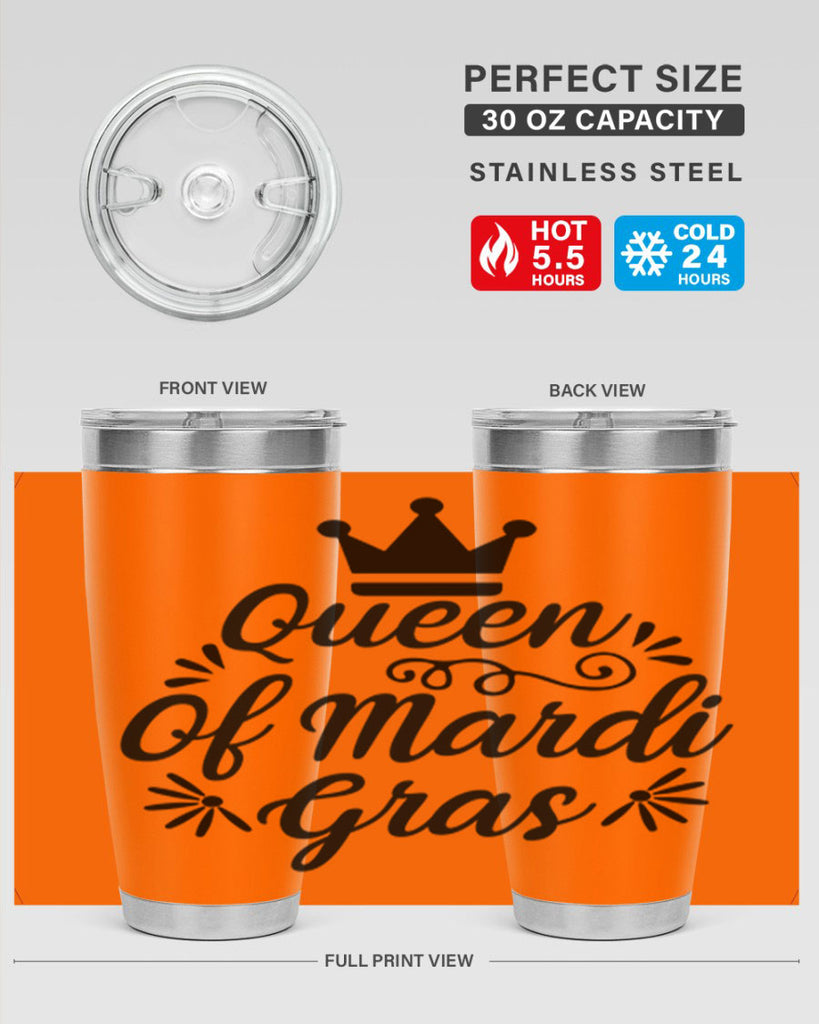 Queen Of Mardi Gras 135#- fashion- Cotton Tank