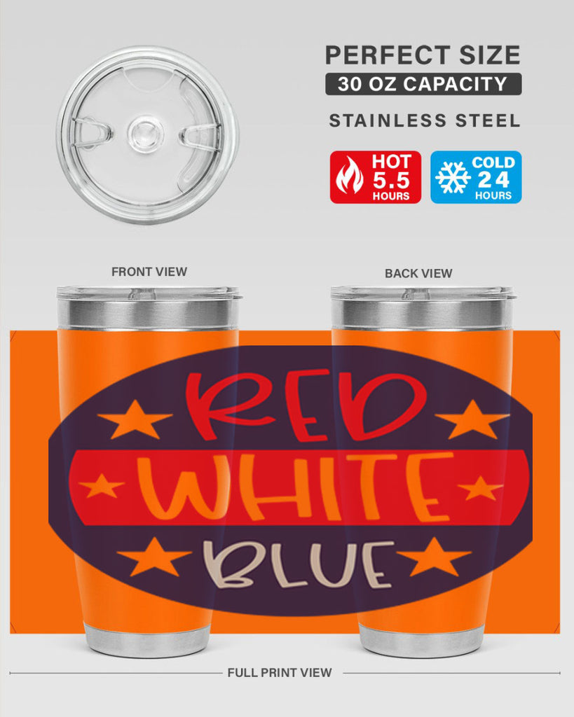 Red White Blue Style 170#- Fourt Of July- Tumbler