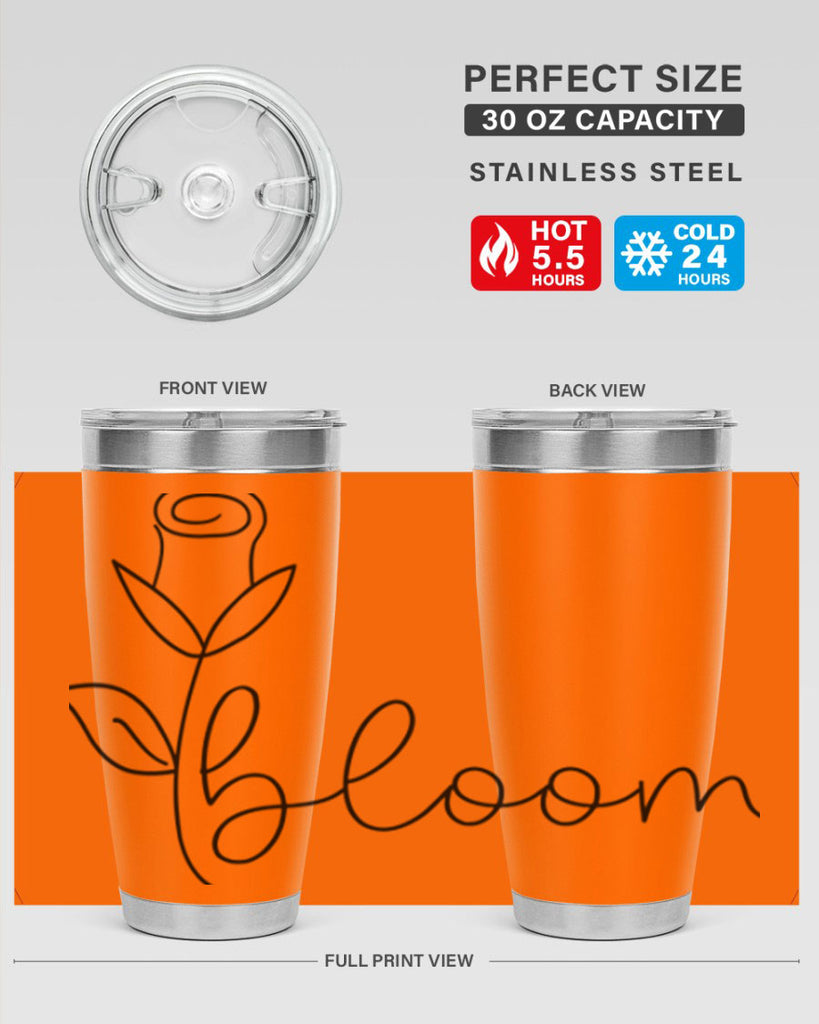 Rosebud line bloom400#- spring- Tumbler