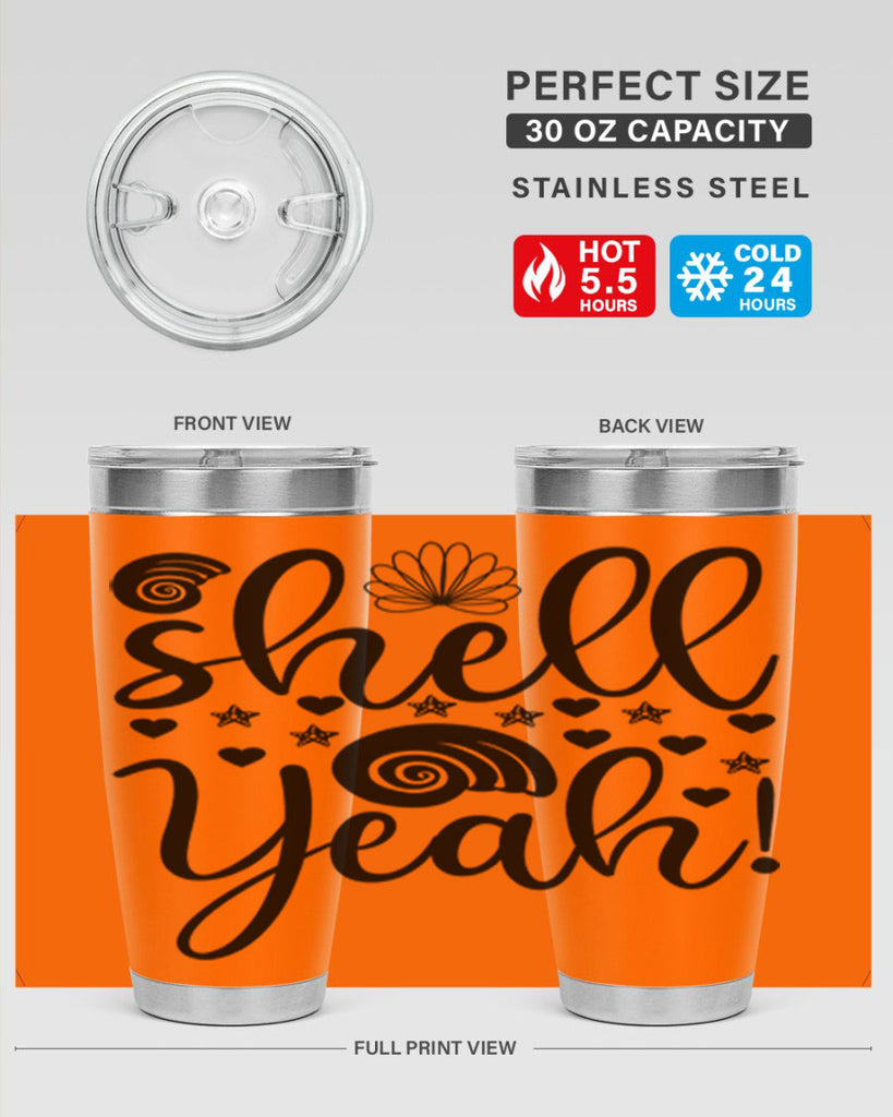 SHELL YEAH design 598#- mermaid- Tumbler