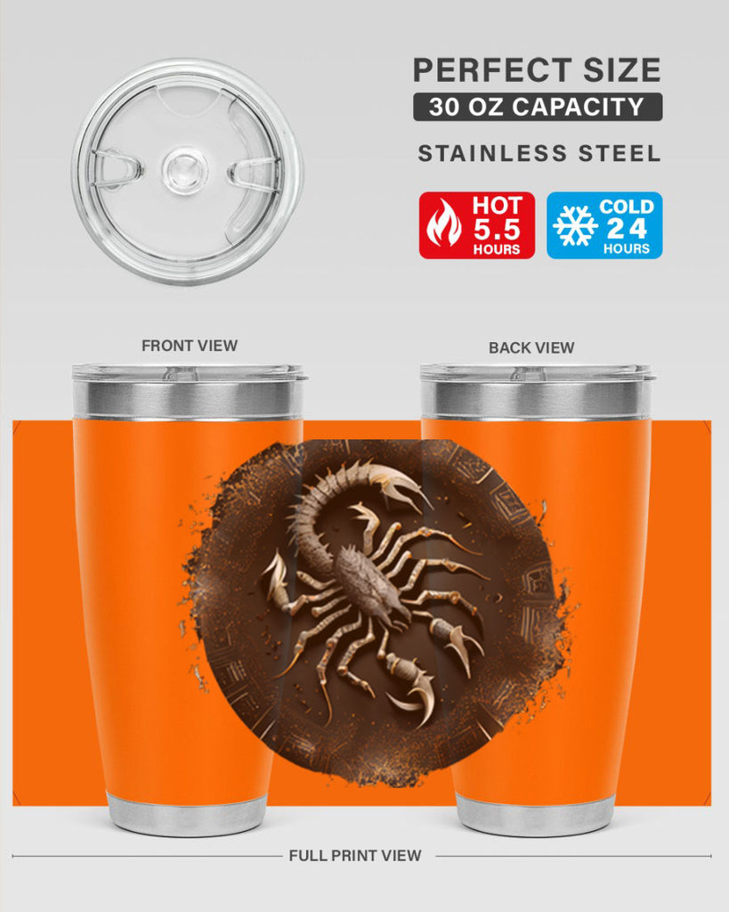 Scorpius 467#- zodiac- Tumbler