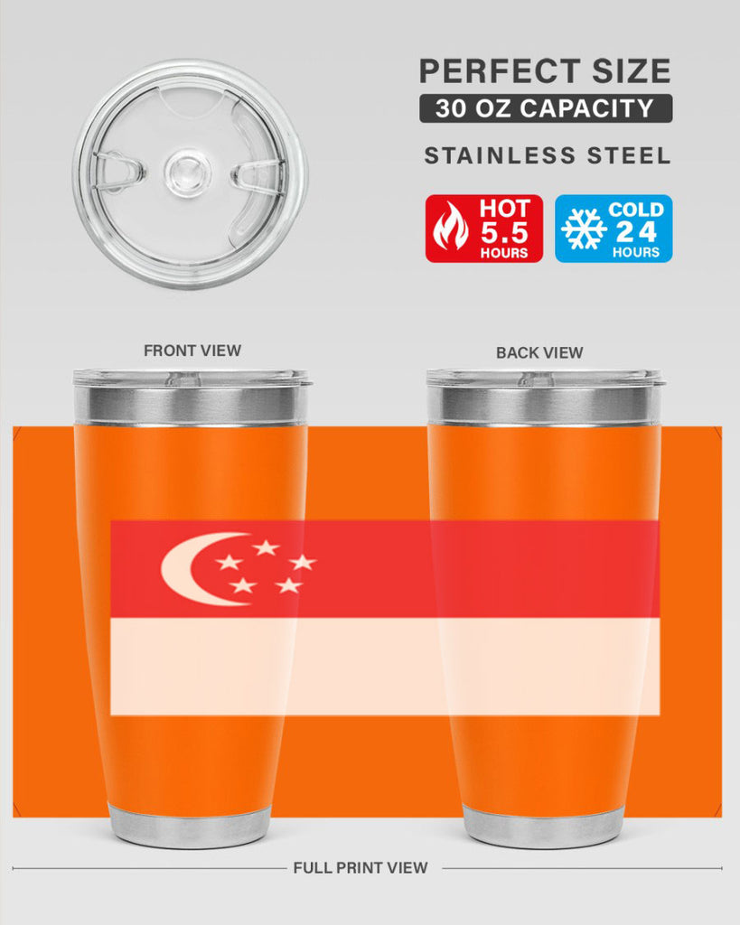 Singapore 41#- world flags- Tumbler