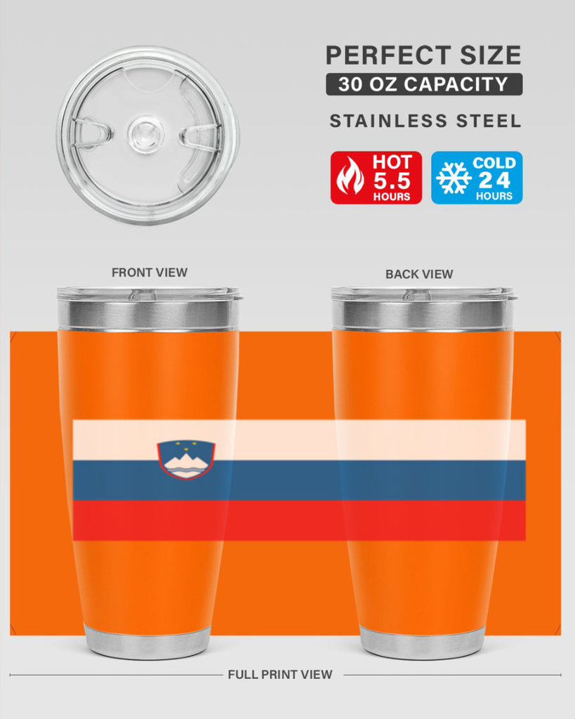 Slovenia 39#- world flags- Tumbler