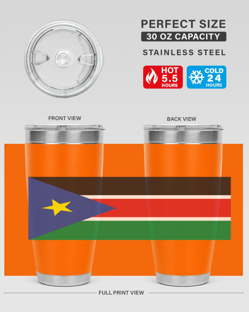 South Sudan 34#- world flags- Tumbler
