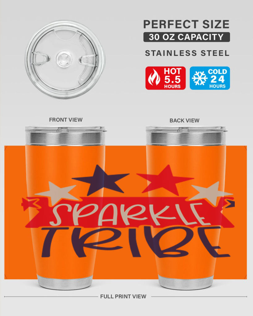 Sparkle Tribe Style 172#- Fourt Of July- Tumbler