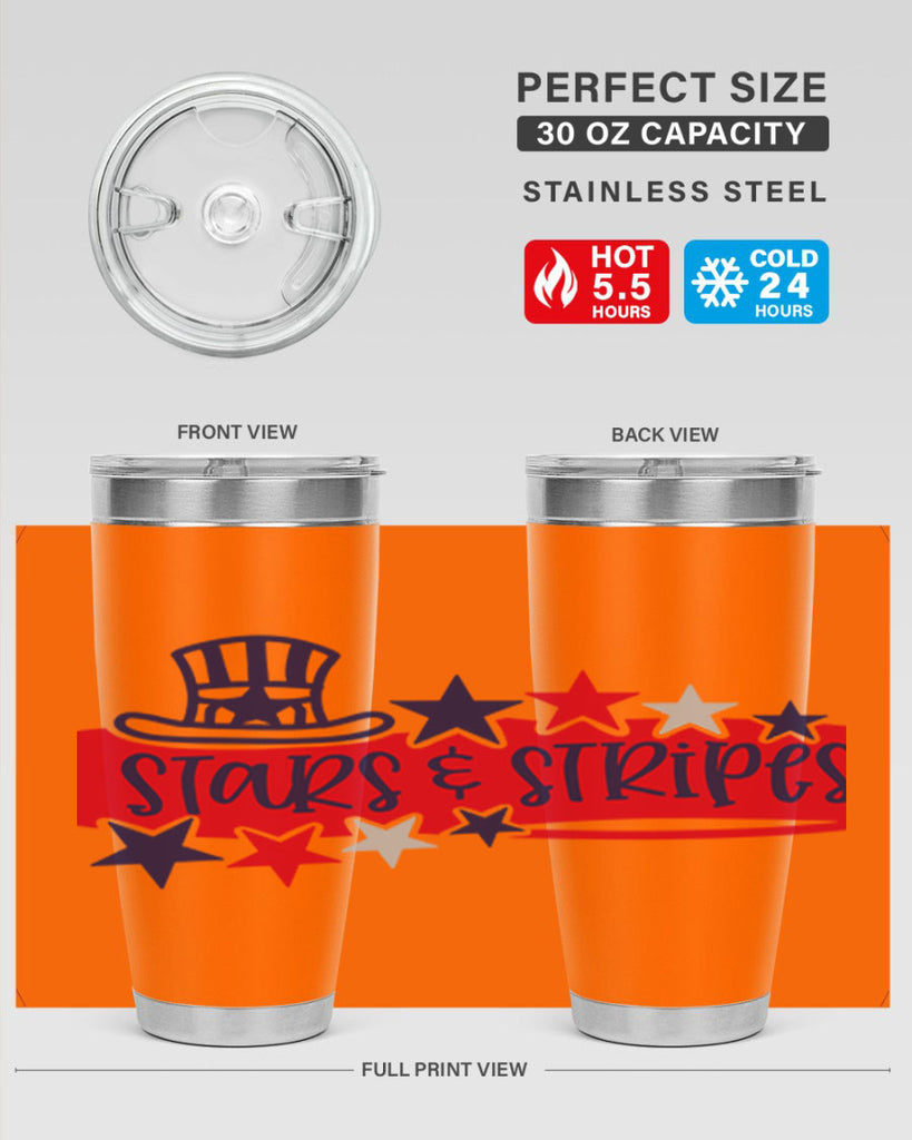 Stars Stripes Style 175#- Fourt Of July- Tumbler