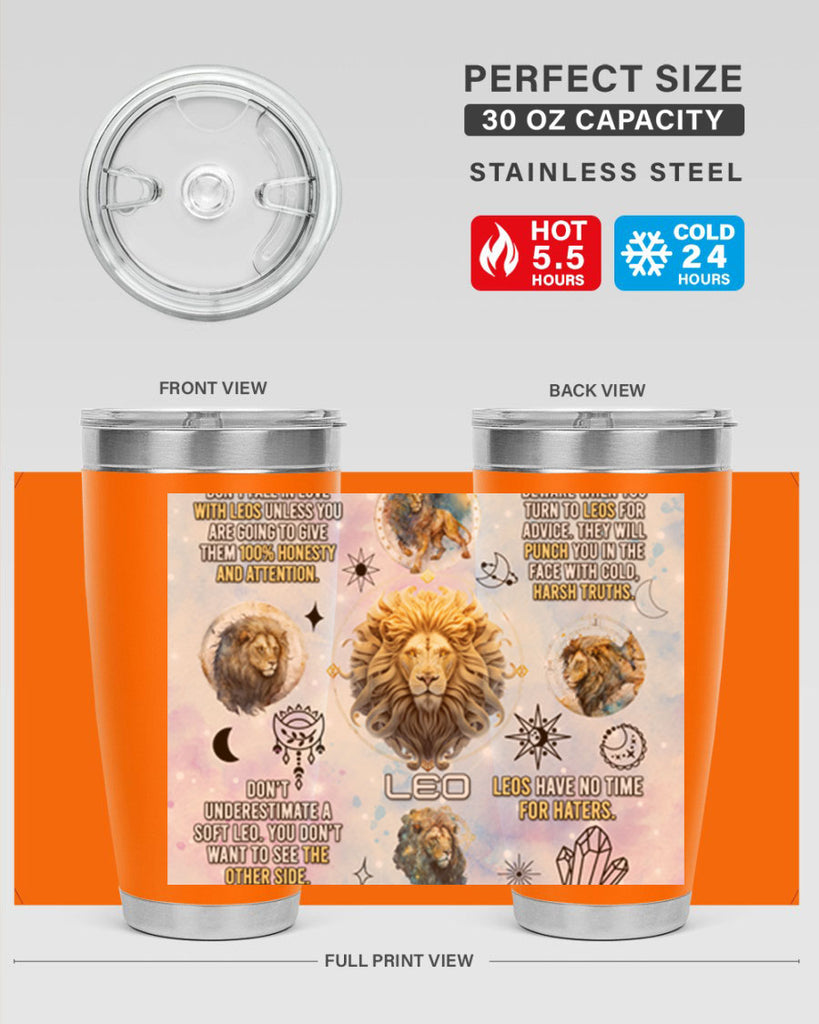 StraightLeo 473#- zodiac- Tumbler