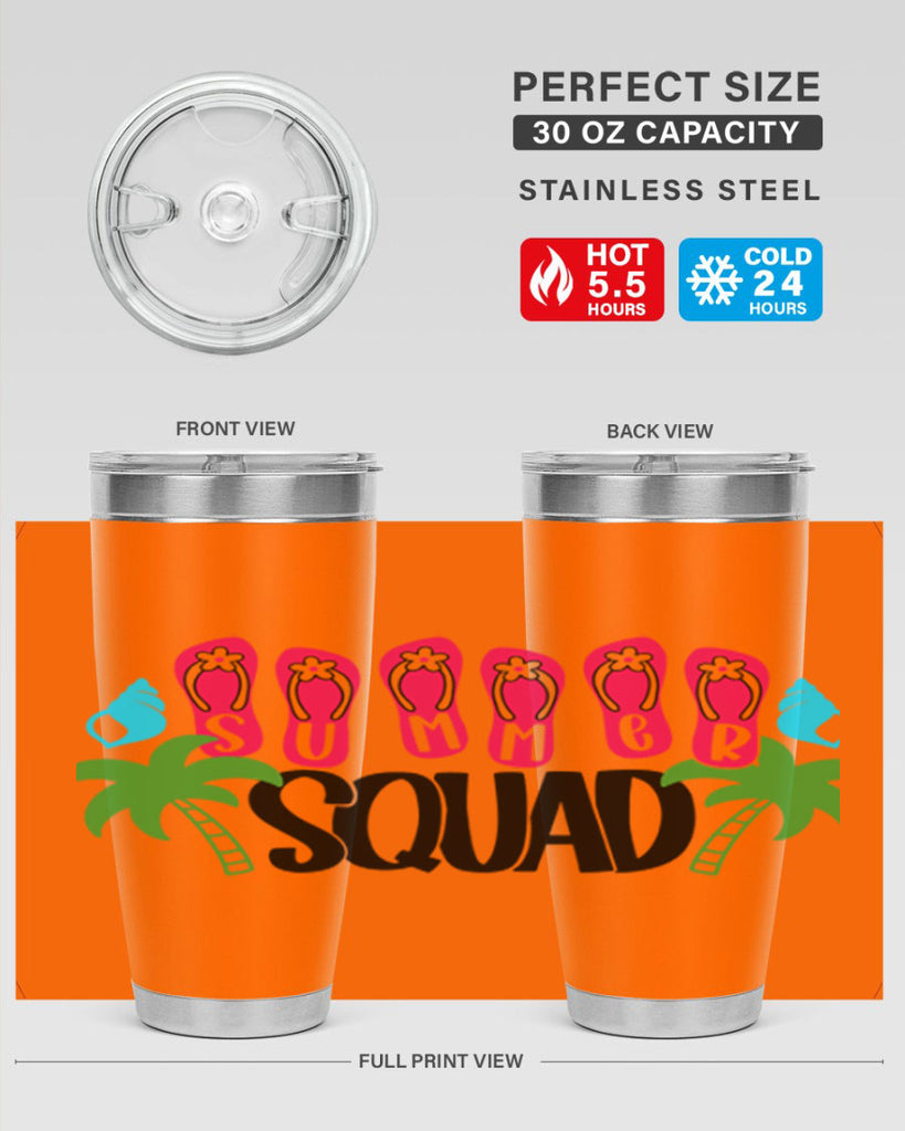 Summer Squad Style 22#- summer- Tumbler
