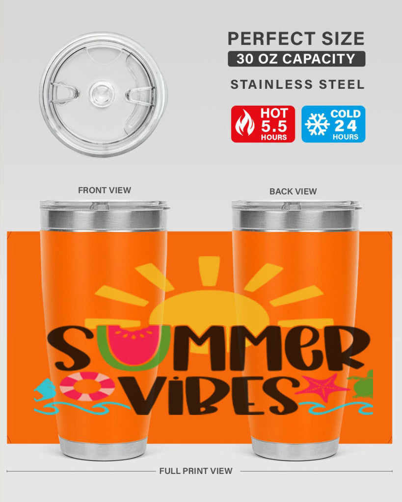 Summer Vibes Style 19#- summer- Tumbler
