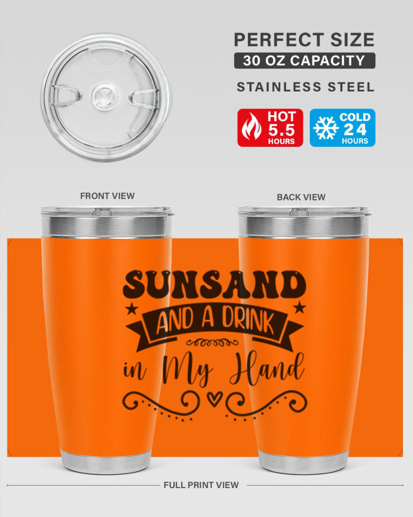 Sunsandandadrinkin 484#- zodiac- Tumbler