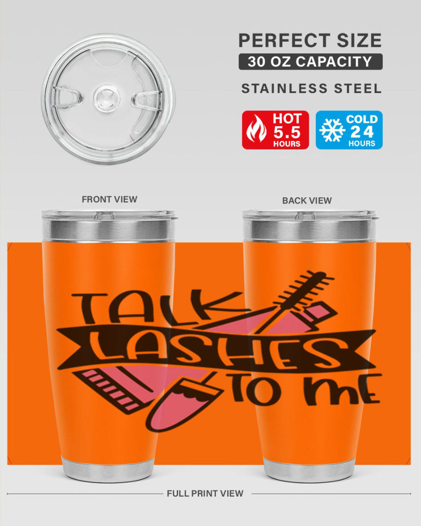 Talk Lashes To Me Style 17#- make up- Tumbler