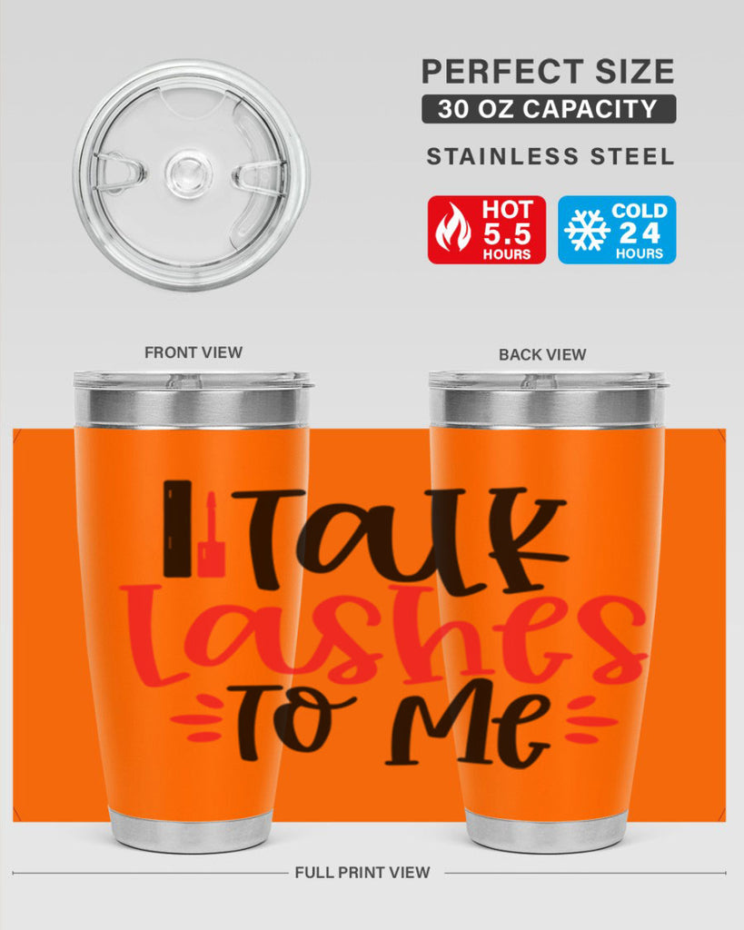 Talk Lashes To Me Style 219#- make up- Tumbler