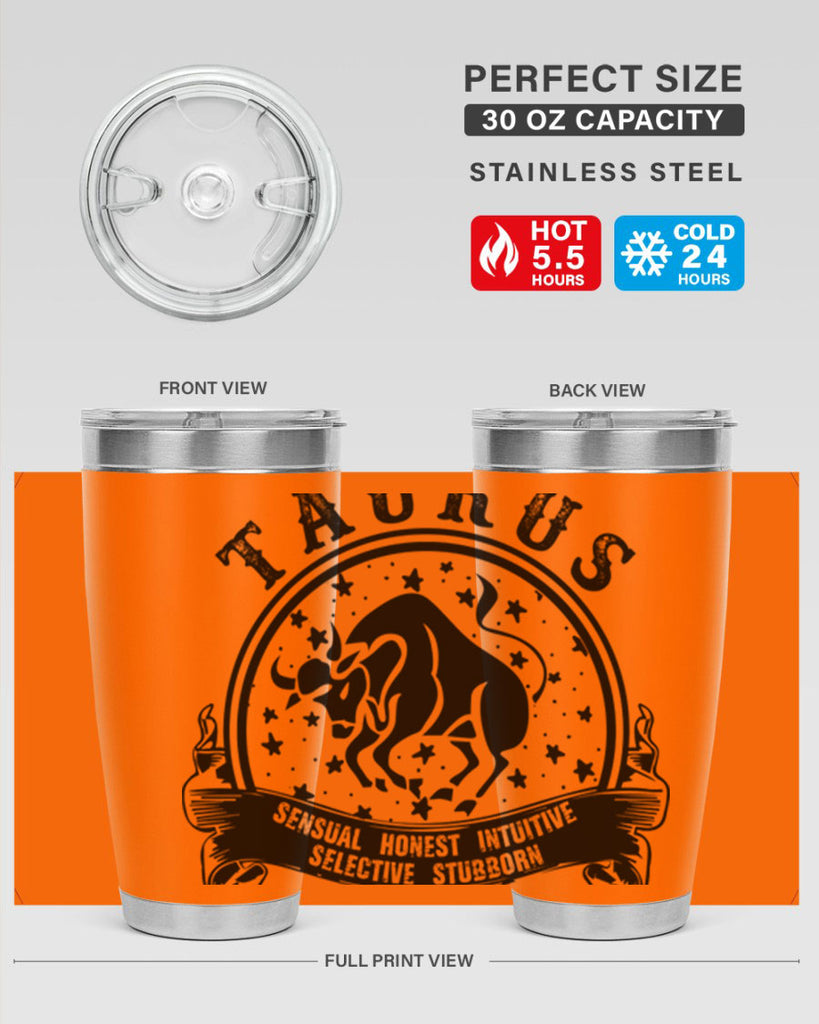 Taurus 5#- zodiac- Tumbler