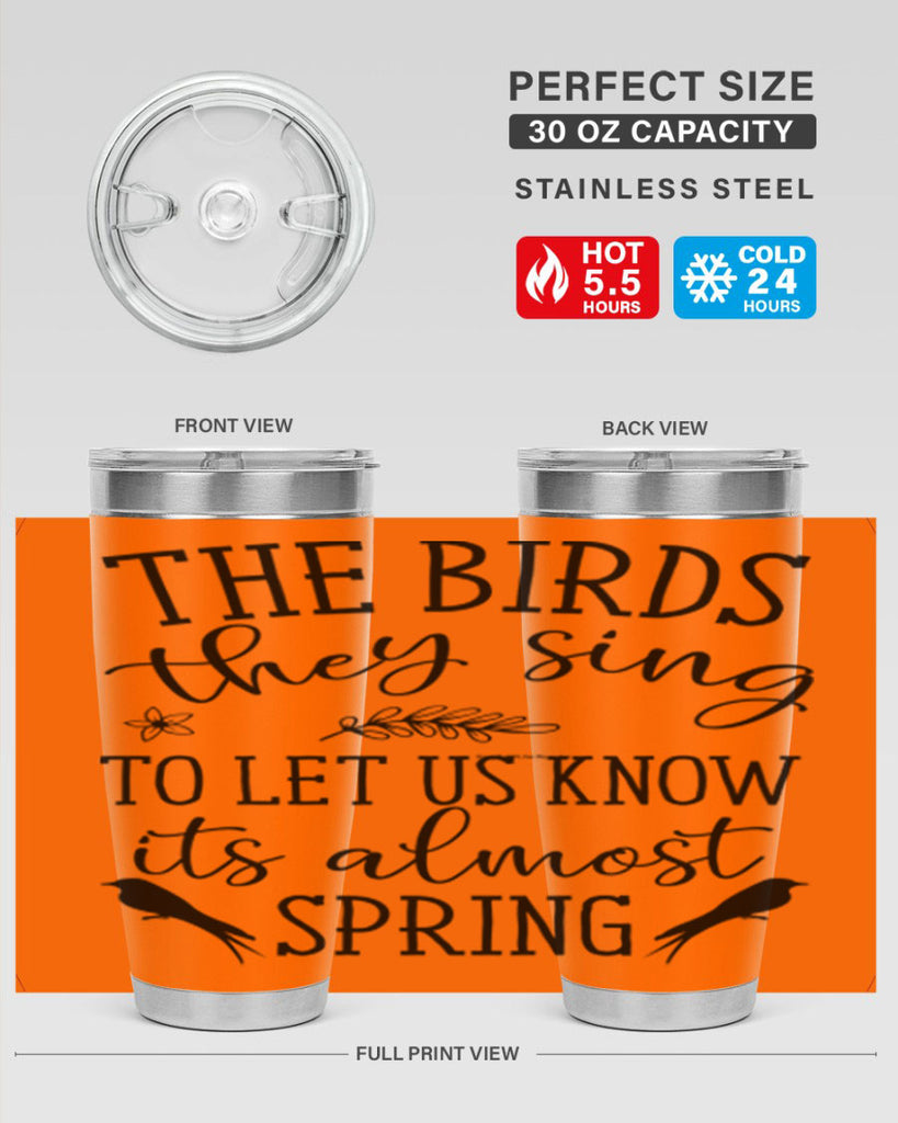 The birds they sing to 543#- spring- Tumbler
