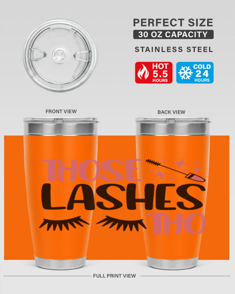 Those Lashes Tho Style 11#- make up- Tumbler