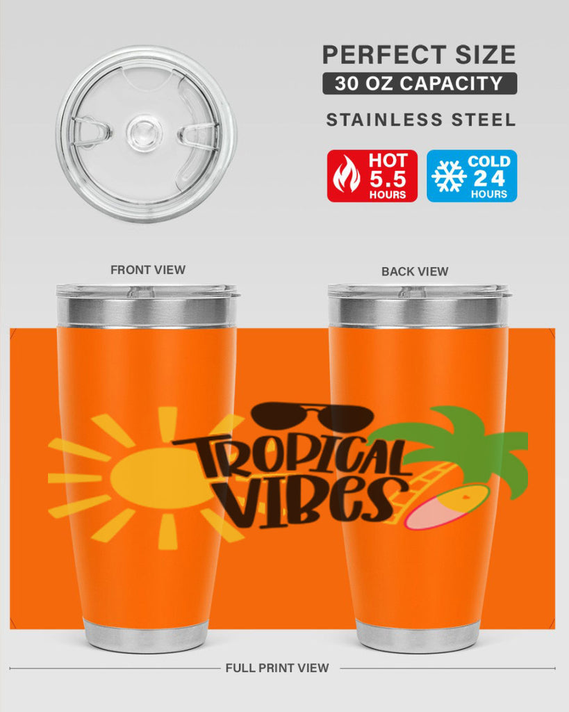 Tropical Vibes Style 9#- summer- Tumbler