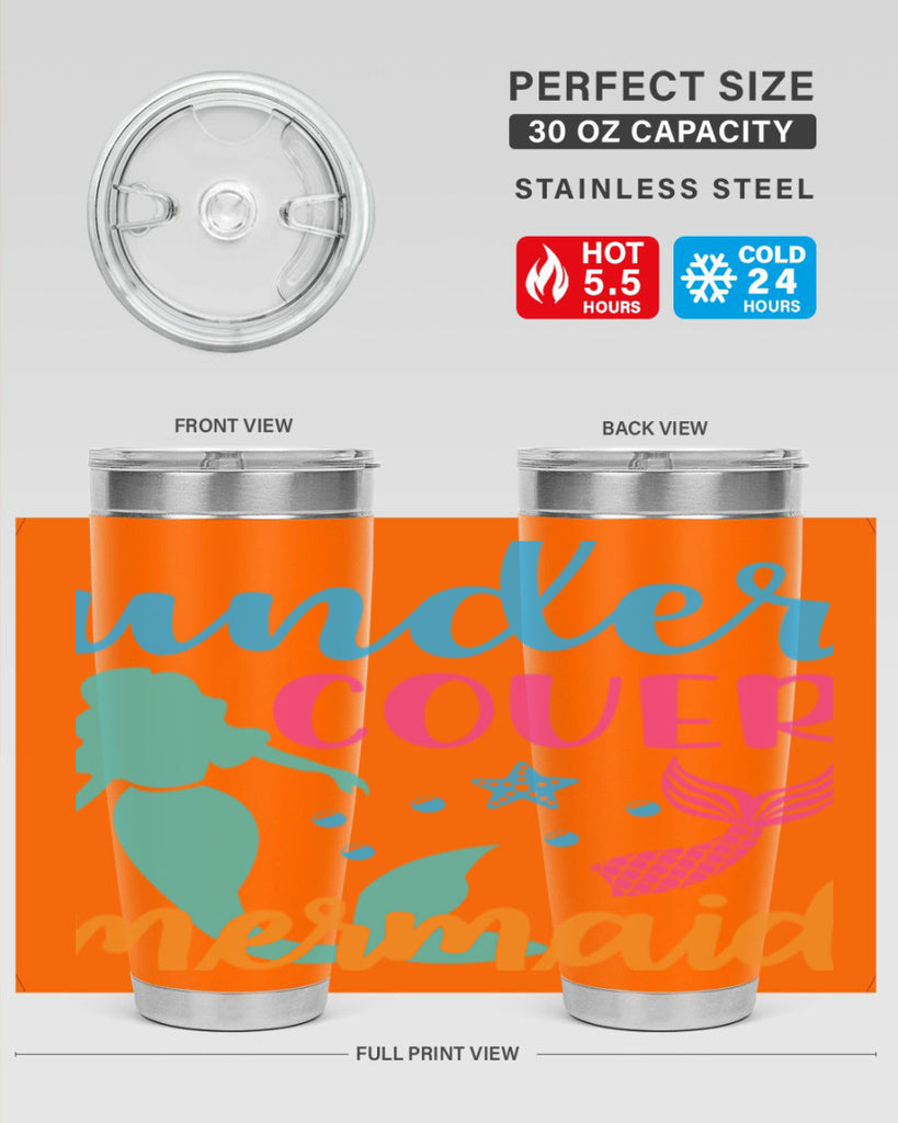 Under Cover Mermaid Design 654#- mermaid- Tumbler