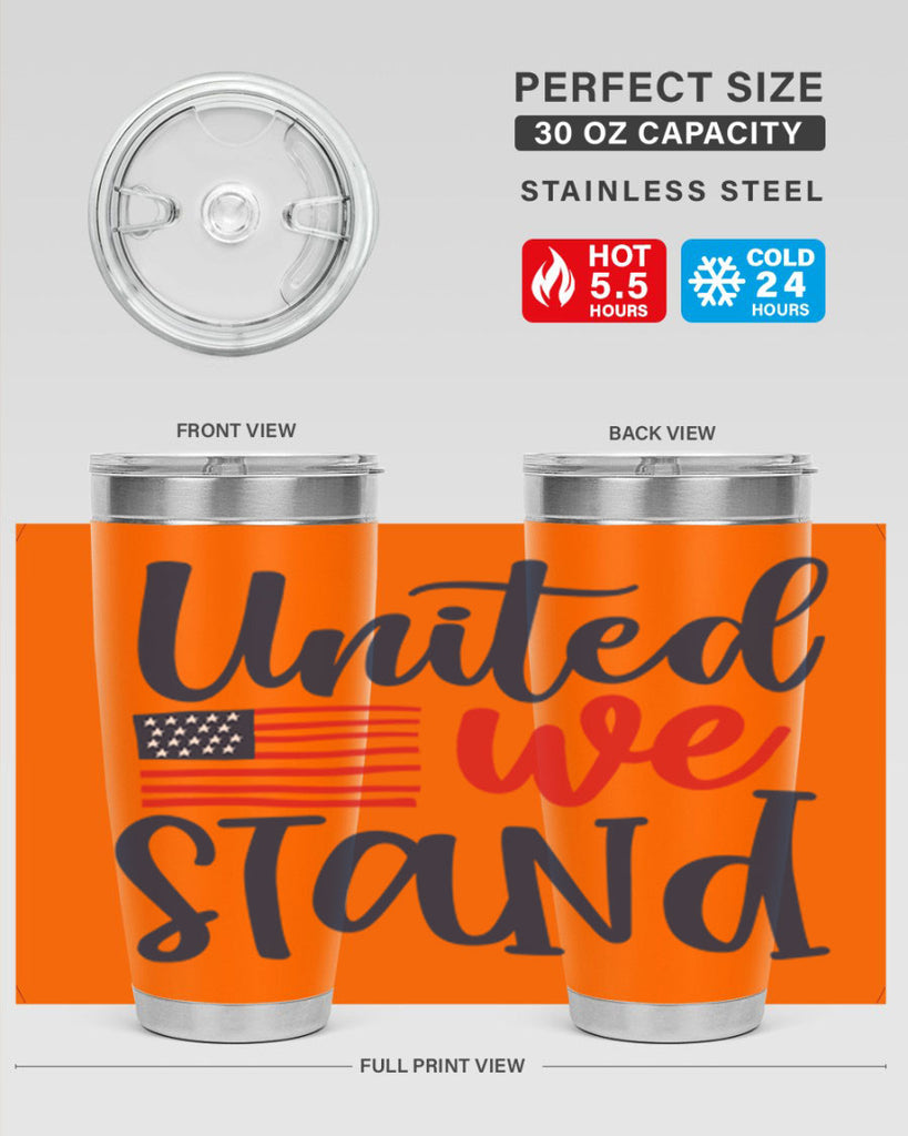United we stand Style 9#- Fourt Of July- Tumbler