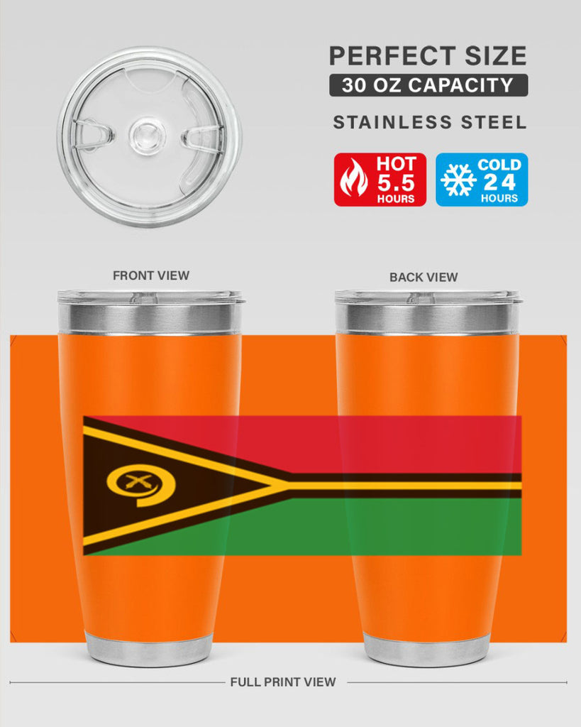 Vanuatu 7#- world flags- Tumbler