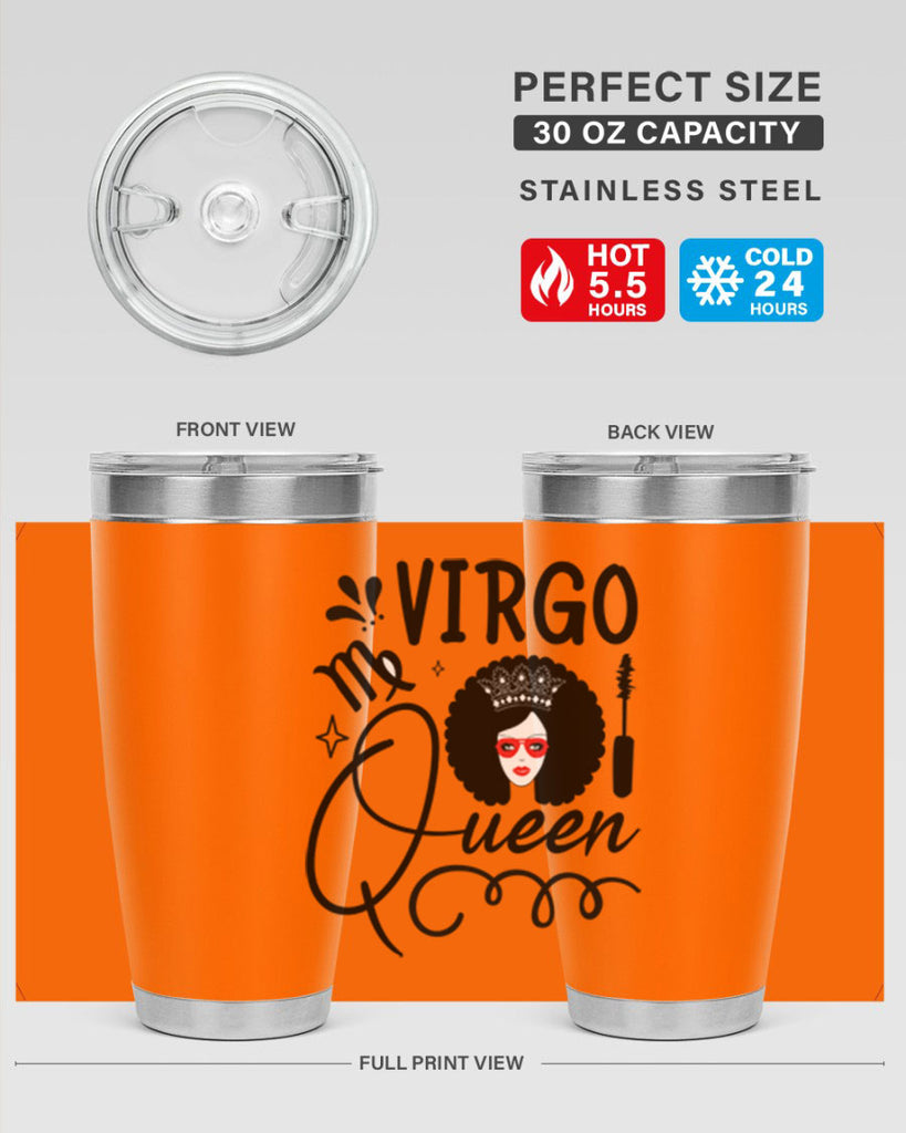 Virgo queen 541#- zodiac- Tumbler