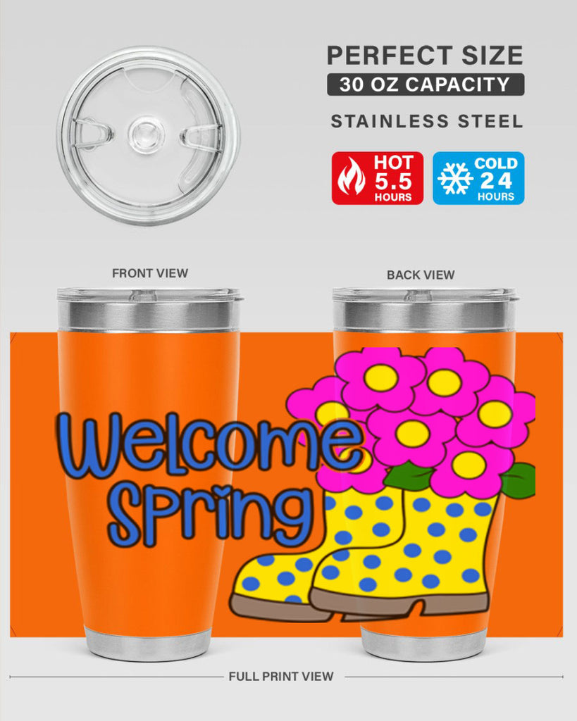 Welcome Spring rainboots page577#- spring- Tumbler