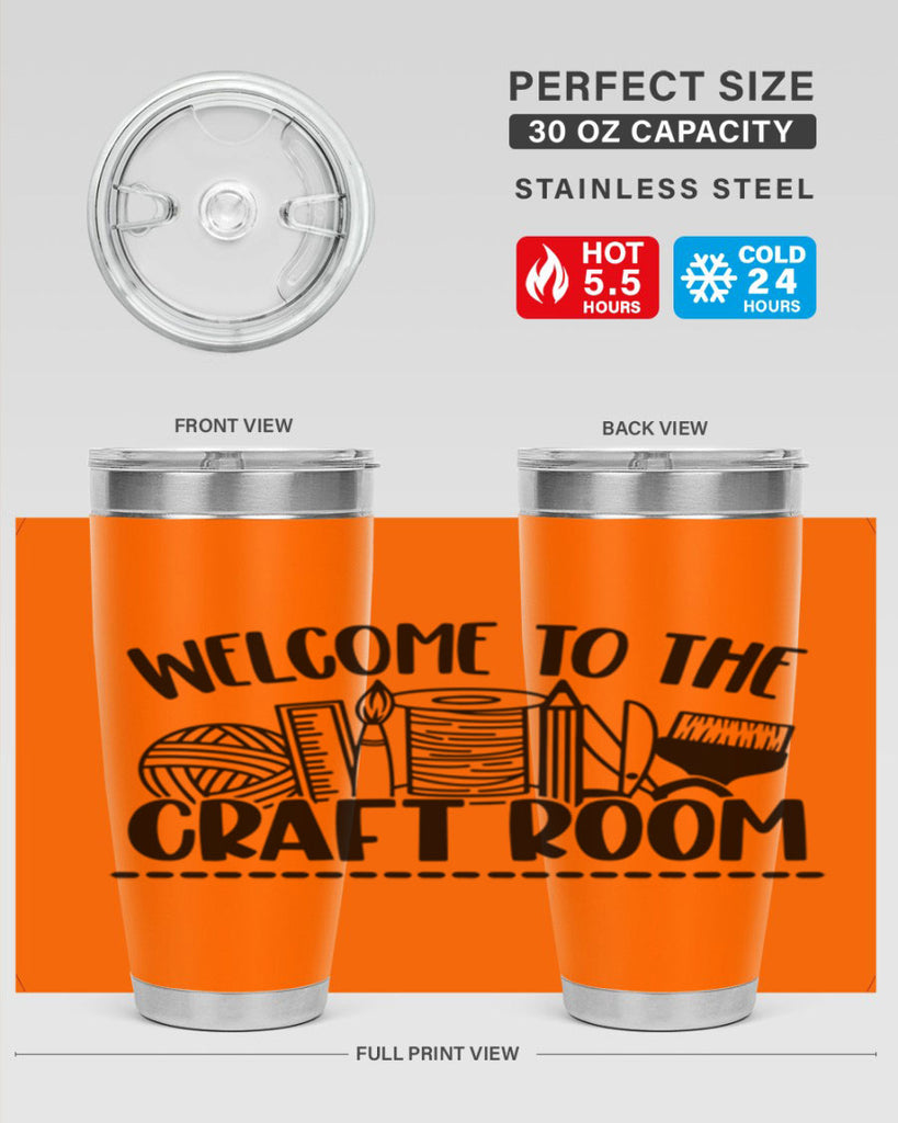 Welcome To the Craft Room 1#- crafting- Tumbler