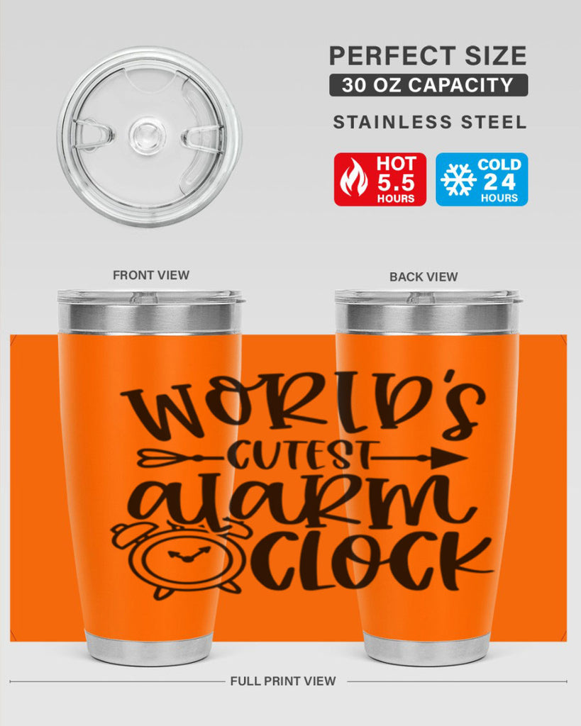 Worlds Cutest Alarm Clock Style 14#- baby- tumbler
