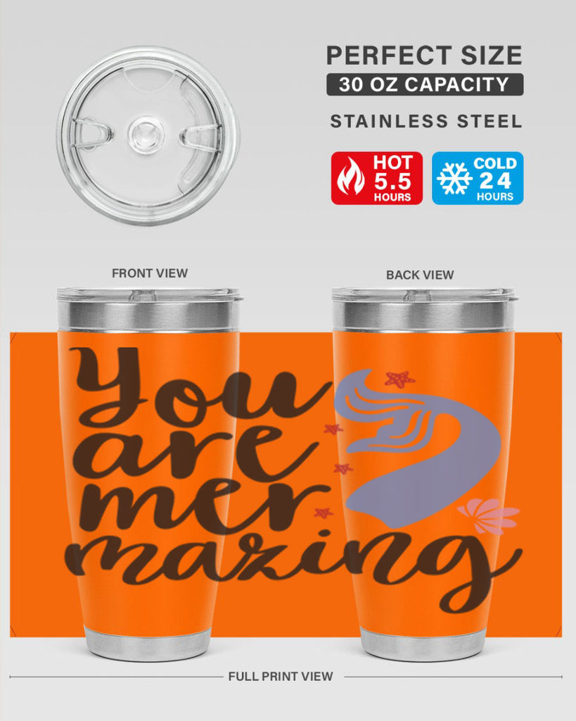 You are mermazing 681#- mermaid- Tumbler