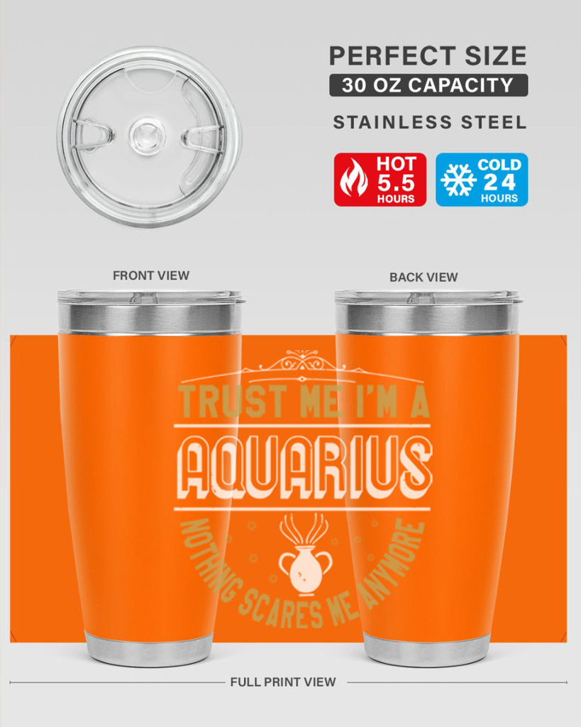 aquarius 87#- zodiac- Tumbler