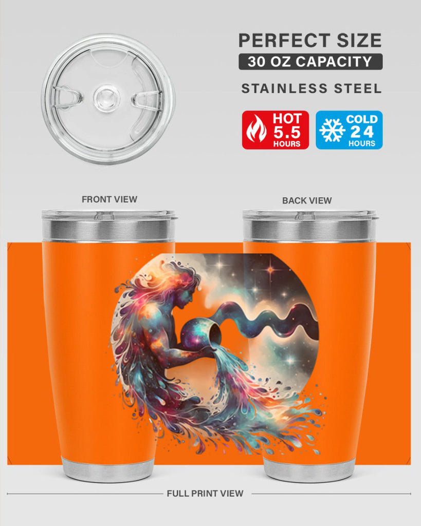 aquarius 88#- zodiac- Tumbler