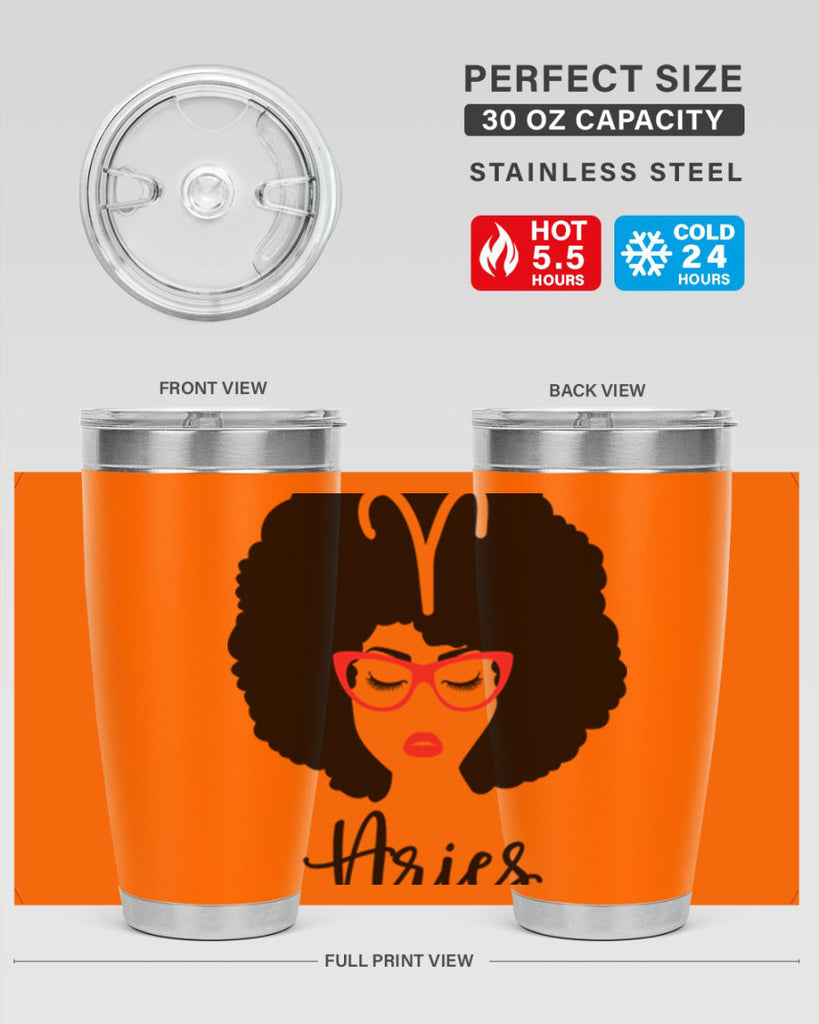 aries 122#- zodiac- Tumbler
