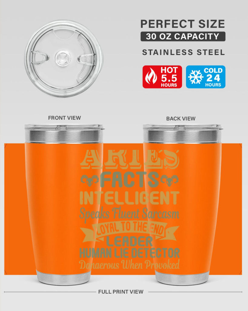 aries 123#- zodiac- Tumbler