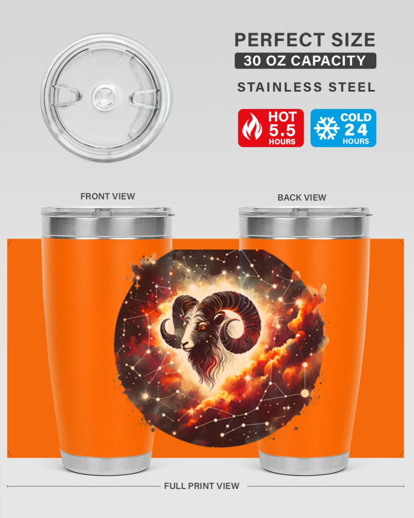 aries 126#- zodiac- Tumbler