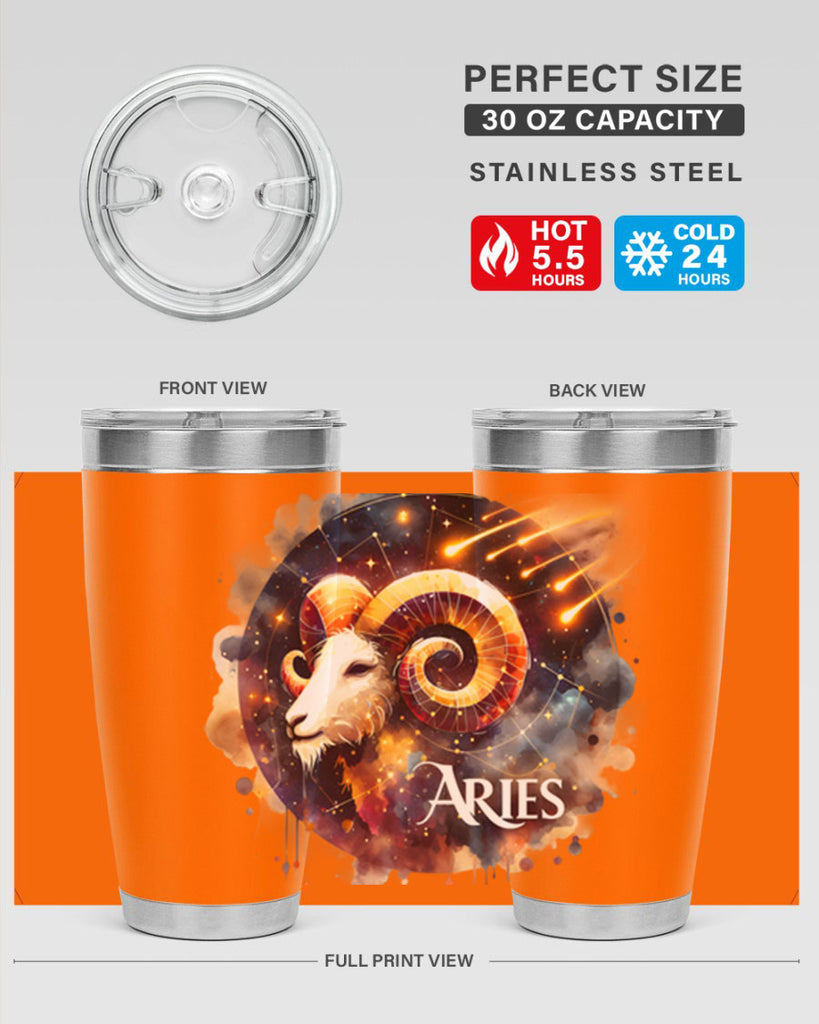 aries 127#- zodiac- Tumbler
