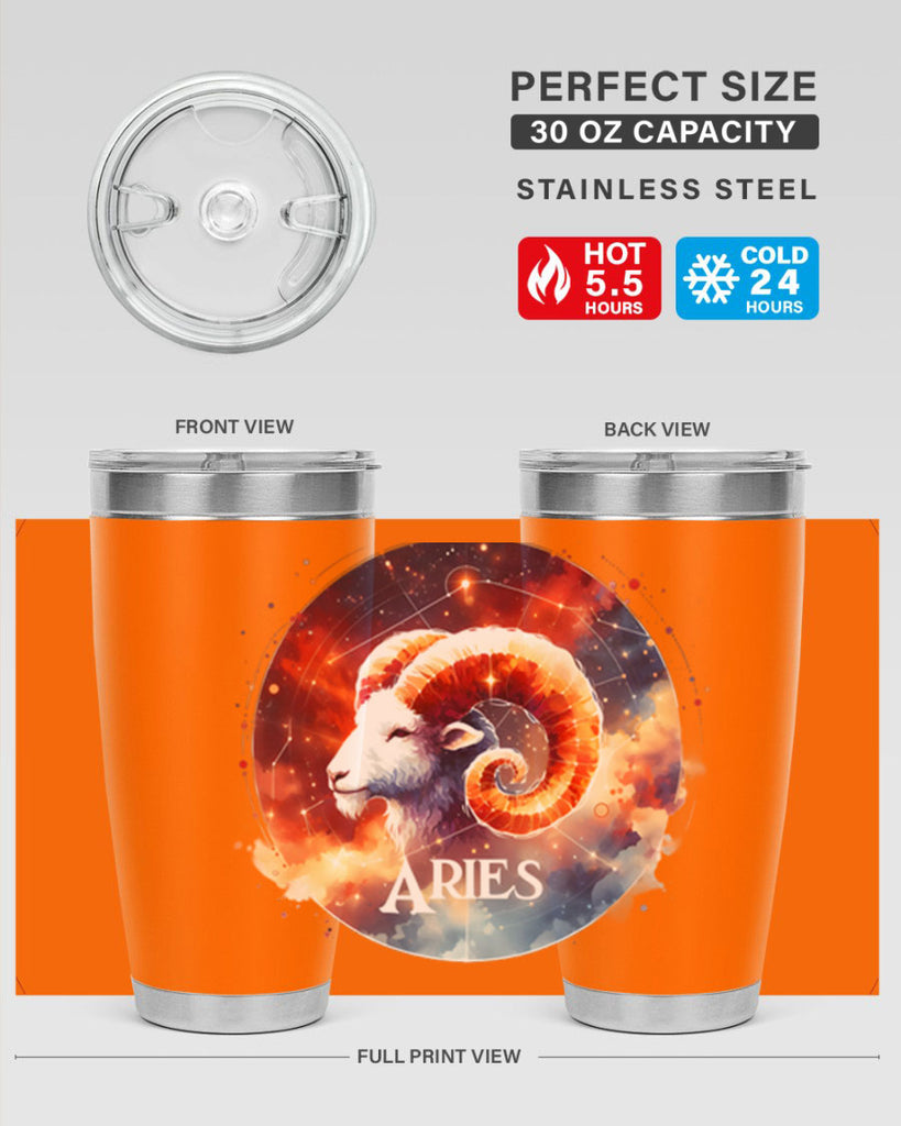aries 128#- zodiac- Tumbler