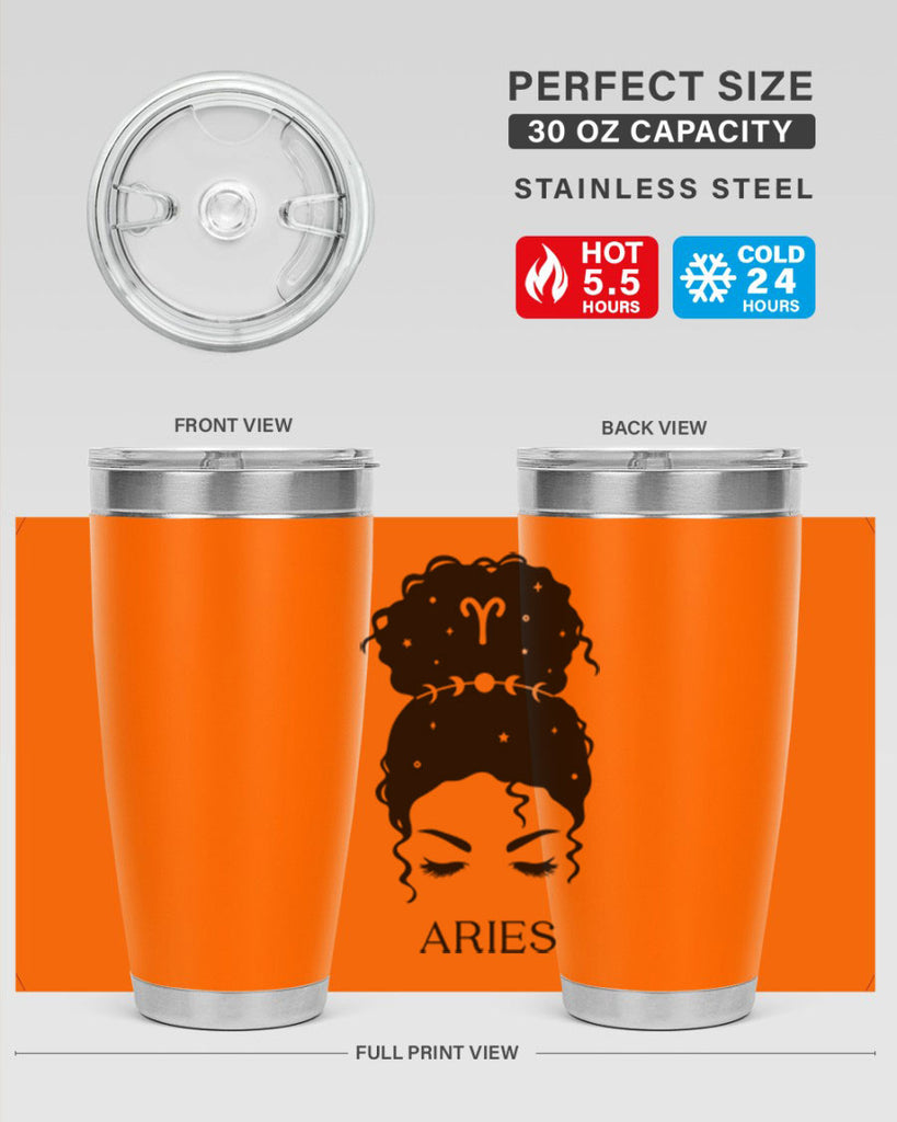aries 132#- zodiac- Tumbler