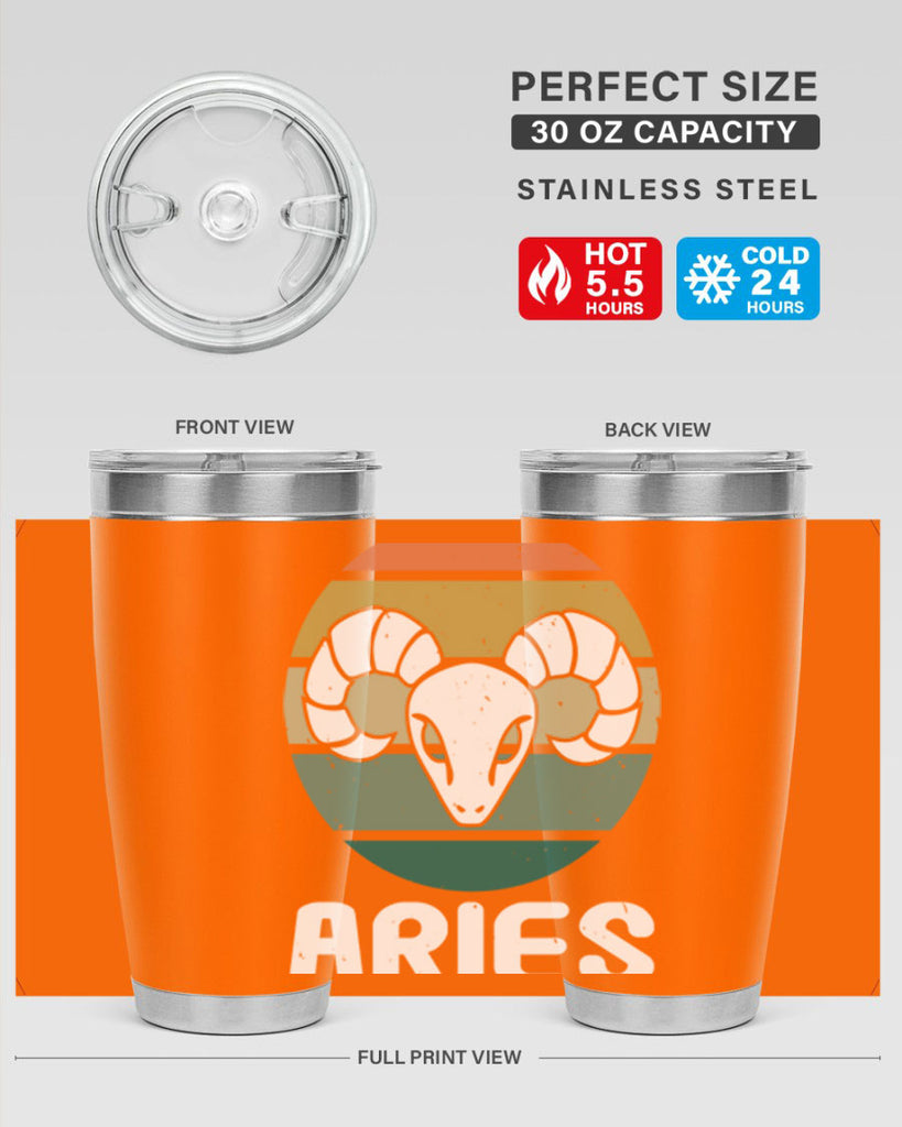 aries 134#- zodiac- Tumbler
