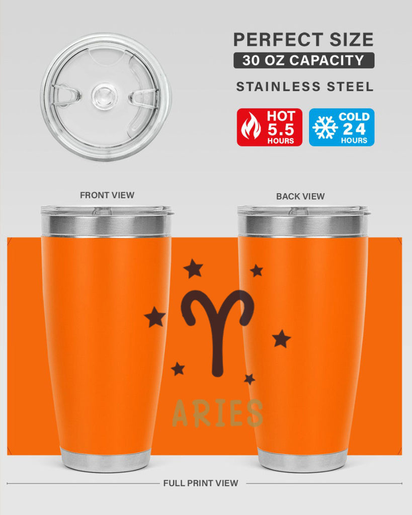 aries 135#- zodiac- Tumbler