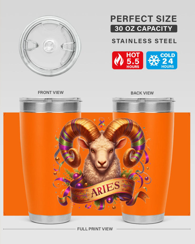 aries 136#- zodiac- Tumbler