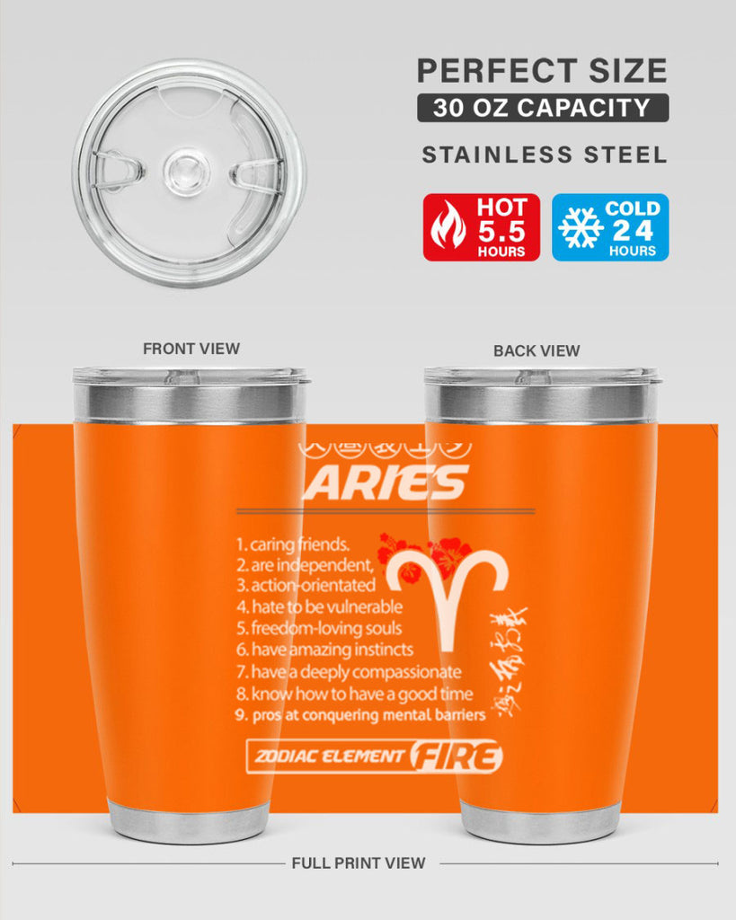 aries 137#- zodiac- Tumbler